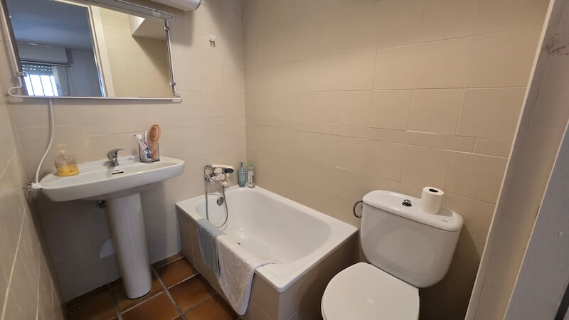 Apartemento de alquiler Cristina a 50m de playa - baño 2