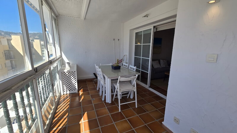 Apartemento de alquiler Cristina a 50m de playa - balcón